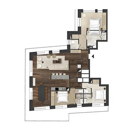 Apartman Luxueux Au Coeur De 1850 - Fr-1-830-4 *